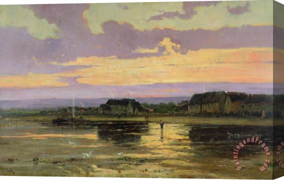 Marie Joseph Leon Clavel Iwill Solitude in the Evening Stretched Canvas Painting / Canvas Art