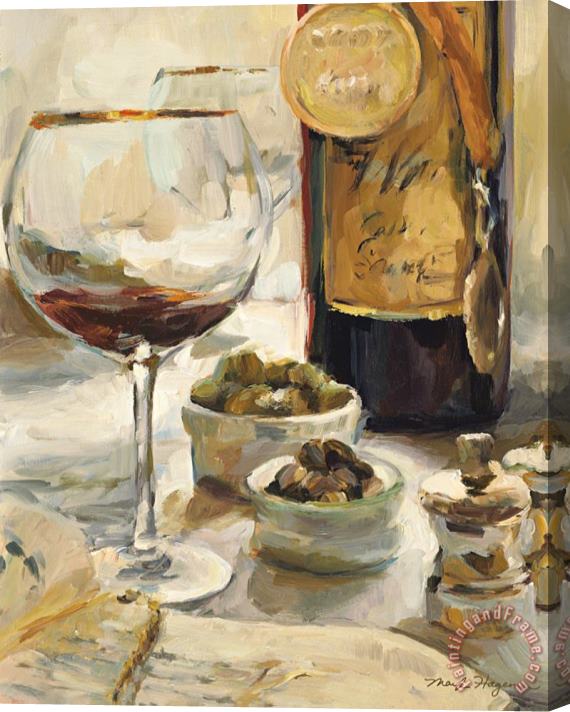 Marilyn Hageman Award Winning Wine I Stretched Canvas Painting / Canvas Art