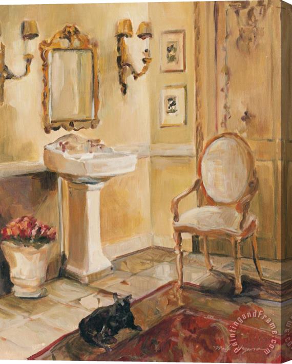 Marilyn Hageman French Bath II Stretched Canvas Painting / Canvas Art
