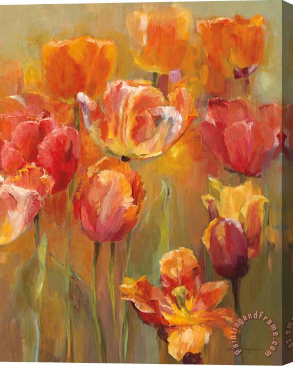 Marilyn Hageman Tulips in The Midst II Stretched Canvas Painting / Canvas Art