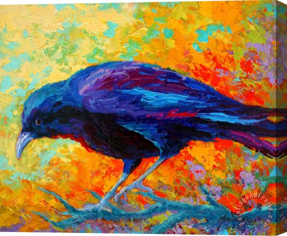 Marion Rose Crow III Stretched Canvas Painting / Canvas Art