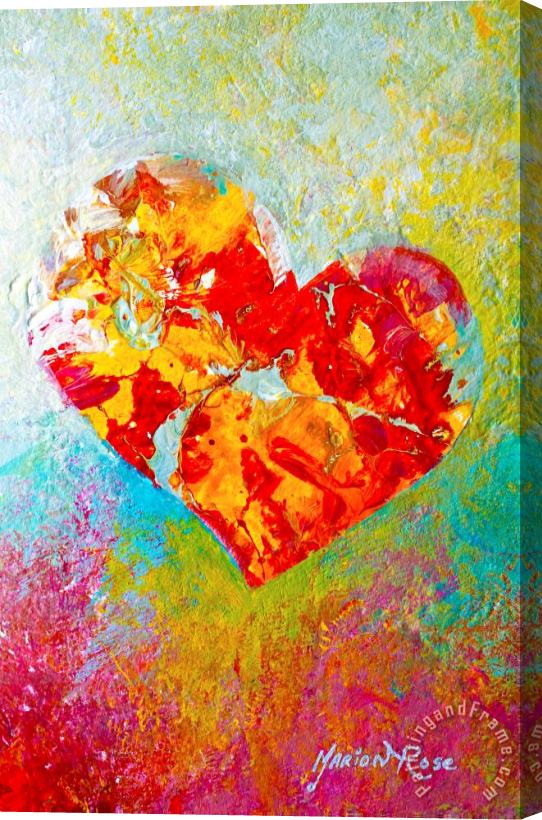 Marion Rose Heartfelt I Stretched Canvas Painting / Canvas Art