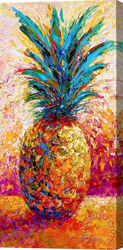Marion Rose Pineapple Expression Stretched Canvas Painting / Canvas Art