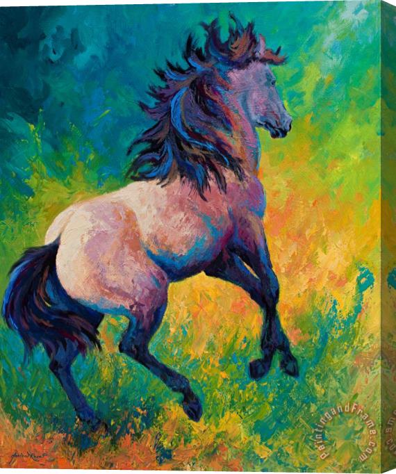 Marion Rose Rearing To Go Stretched Canvas Painting / Canvas Art