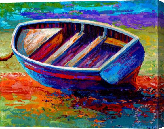 Marion Rose Riviera Boat III Stretched Canvas Print / Canvas Art