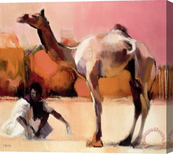 Mark Adlington dsu and Said - Rann of Kutch Stretched Canvas Painting / Canvas Art
