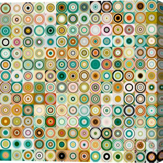 Mark Lawrence Circles And Squares 28. Modern Abstract Fine Art Stretched Canvas Print / Canvas Art