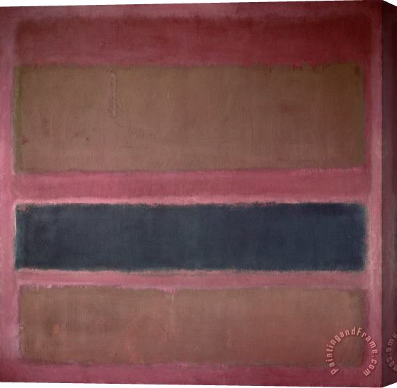 Mark Rothko No. 18 (brown And Black on Plum), 1958 Stretched Canvas Painting / Canvas Art