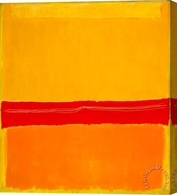 Mark Rothko No 5 No 22 Stretched Canvas Painting / Canvas Art