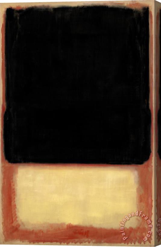 Mark Rothko No. 7 (dark Over Light), 1954 Stretched Canvas Painting / Canvas Art