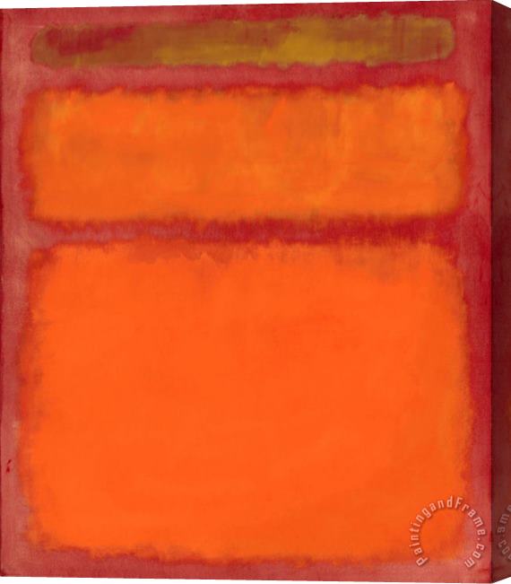 Mark Rothko Orange, Red, Yellow, 1961 Stretched Canvas Painting / Canvas Art