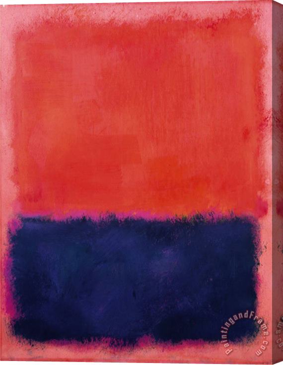 Mark Rothko Untitled 1960 61 Stretched Canvas Painting / Canvas Art