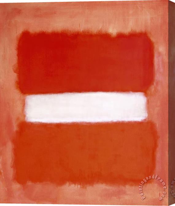 Mark Rothko White Center 1957 Stretched Canvas Painting / Canvas Art