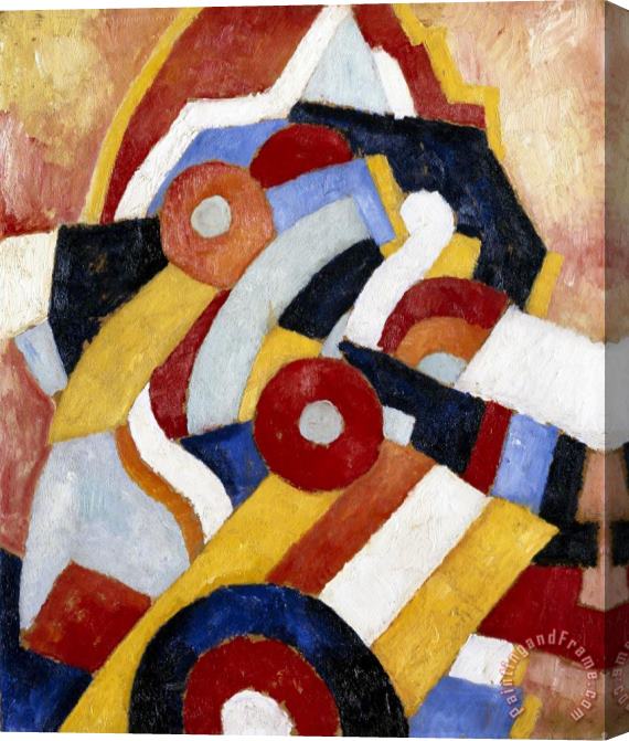 Marsden Hartley Abstraction Stretched Canvas Painting / Canvas Art