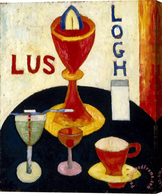 Marsden Hartley Handsome Drinks Stretched Canvas Painting / Canvas Art