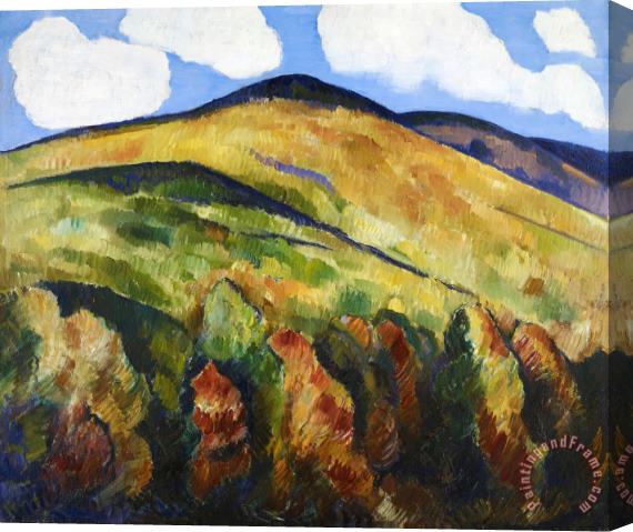 Marsden Hartley Mountains No. 22 Stretched Canvas Painting / Canvas Art
