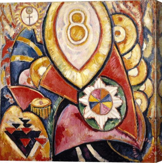 Marsden Hartley Painting No. 48 Stretched Canvas Painting / Canvas Art