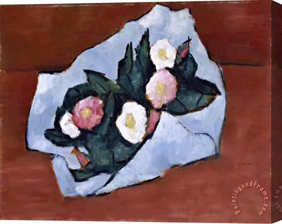 Marsden Hartley Wild Roses Stretched Canvas Painting / Canvas Art