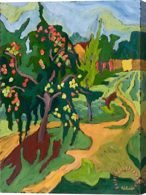 Marta Martonfi Benke Appletree Stretched Canvas Painting / Canvas Art