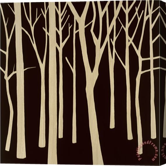 Mary Calkins Sepia Forest 2 Stretched Canvas Print / Canvas Art