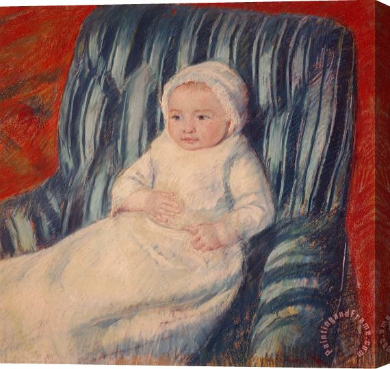Mary Cassatt Child on a Sofa Stretched Canvas Painting / Canvas Art