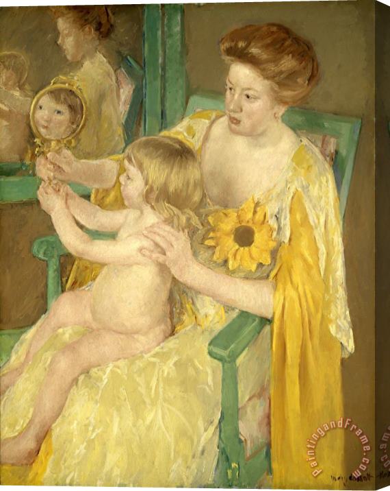 Mary Cassatt Mother And Child Stretched Canvas Print / Canvas Art
