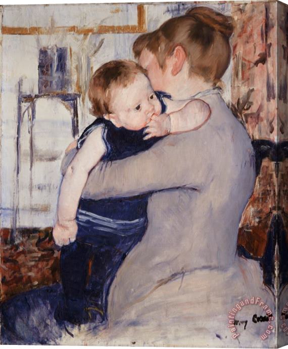 Mary Stephenson Mother and Child Stretched Canvas Print / Canvas Art