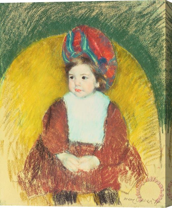Mary Stevenson Cassatt Margot Stretched Canvas Print / Canvas Art
