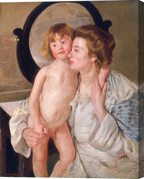 Mary Stevenson Cassatt Mother and Boy Stretched Canvas Print / Canvas Art