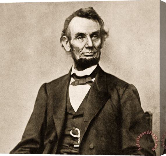 Mathew Brady Portrait Of Abraham Lincoln Stretched Canvas Print / Canvas Art