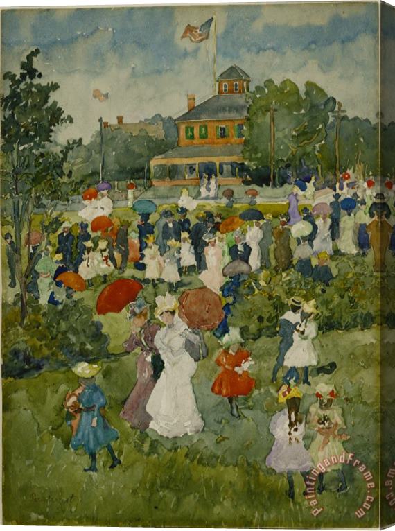 Maurice Brazil Prendergast Franklin Park, Boston Stretched Canvas Print / Canvas Art