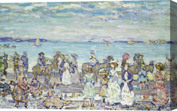 Maurice Brazil Prendergast Opal Sea Stretched Canvas Painting / Canvas Art