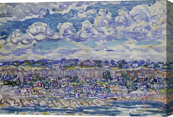Maurice Brazil Prendergast St. Malo Stretched Canvas Painting / Canvas Art