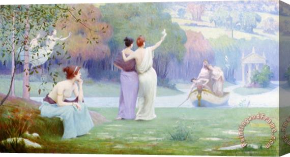 Maurice Chabas The Return to Cythera Stretched Canvas Painting / Canvas Art