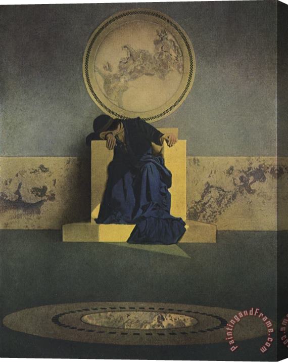 Maxfield Parrish The Young King of The Black Isles Illustration Stretched Canvas Painting / Canvas Art