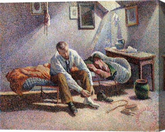 Maximilien Luce Morning, Interior Stretched Canvas Painting / Canvas Art