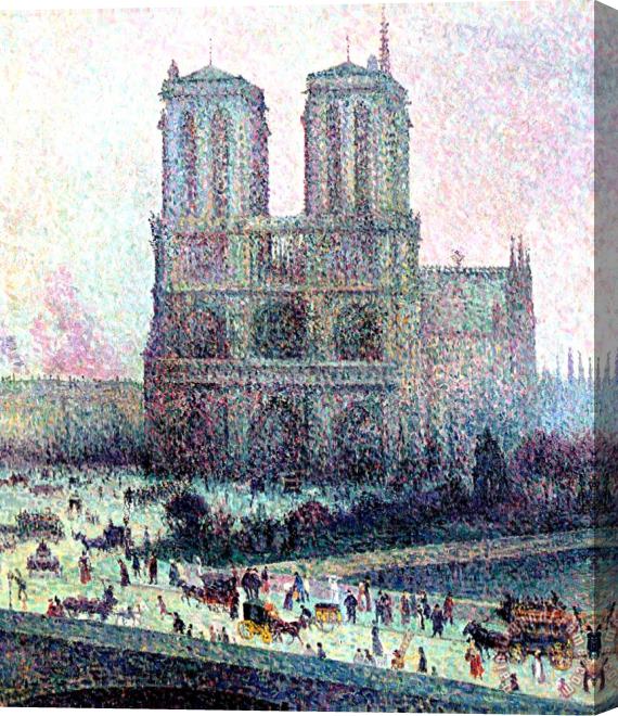 Maximilien Luce Notre-Dame Paris Stretched Canvas Painting / Canvas Art