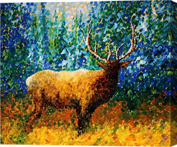 Megan Aroon Duncanson Alaskan Elk Stretched Canvas Print / Canvas Art