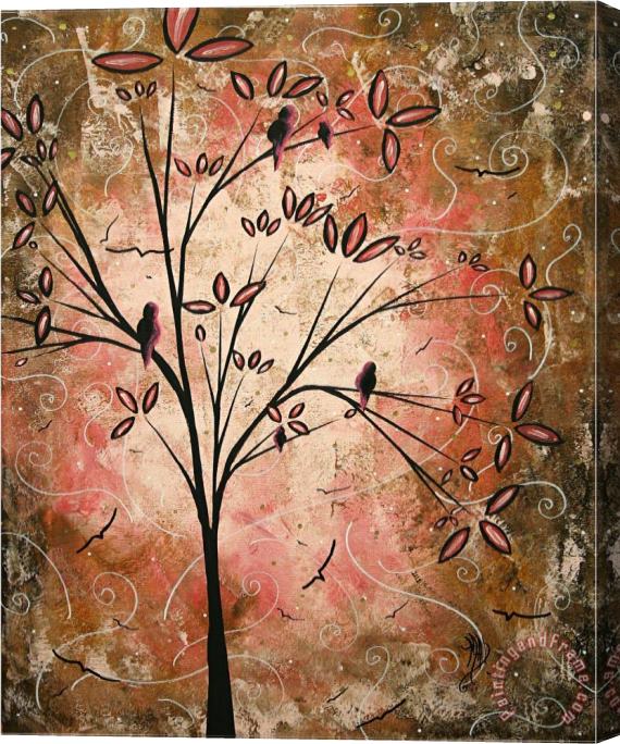 Megan Aroon Duncanson Birdy Couture Stretched Canvas Print / Canvas Art
