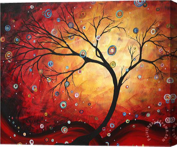 Megan Aroon Duncanson Red Halo Stretched Canvas Print / Canvas Art