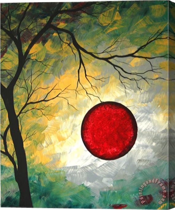 Megan Aroon Duncanson Roses Are Red Stretched Canvas Print / Canvas Art