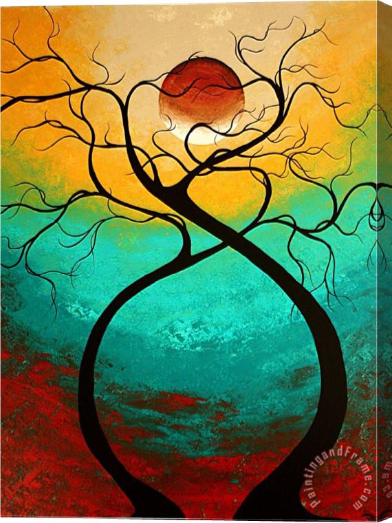 Megan Aroon Duncanson Twisting Love Stretched Canvas Painting / Canvas Art