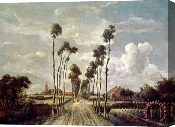 Meindert Hobbema The Avenue at Middelharnis Stretched Canvas Print / Canvas Art