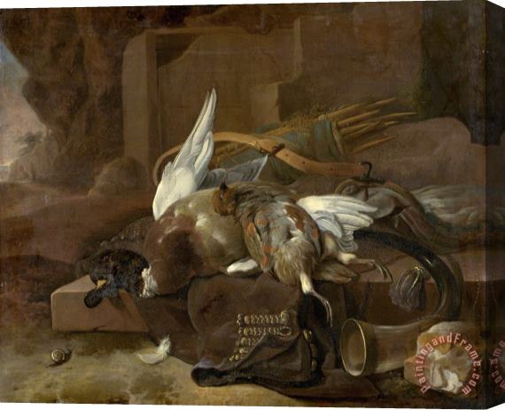 Melchior de Hondecoeter Dead Birds Stretched Canvas Print / Canvas Art
