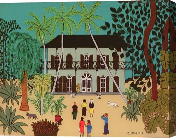 Micaela Antohi Hemingways House Key West Florida Stretched Canvas Print / Canvas Art
