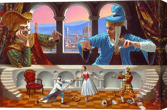 Michael Cheval Art of Diplomacy Stretched Canvas Painting / Canvas Art