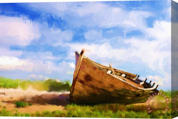 Michael Greenaway The Boat Stretched Canvas Print / Canvas Art