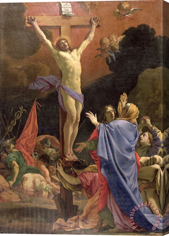 Michel Dorigny Christ on the Cross Stretched Canvas Print / Canvas Art