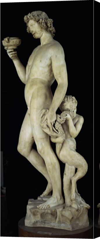 Michelangelo Buonarroti Bacchus Stretched Canvas Painting / Canvas Art