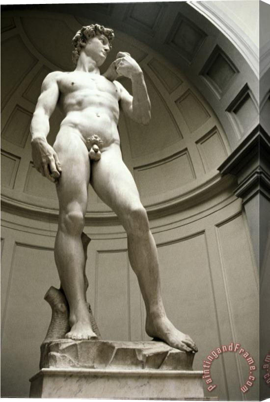 Michelangelo Buonarroti David Bottom View Stretched Canvas Painting / Canvas Art